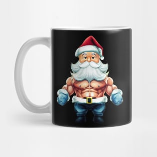 Fitness Santa Christmas Mug